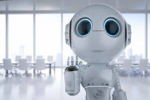 dreamstime xxl 129259184 cute AI robot resized